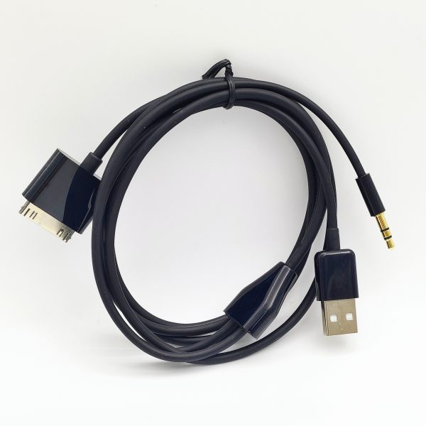 Suitable for iPhone 4S, iPod, AUX car audio cable, phone USB charging data cable, 1.5 meters - Image 5