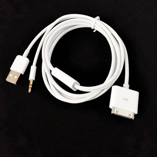 Suitable for iPhone 4S, iPod, AUX car audio cable, phone USB charging data cable, 1.5 meters - Image 4