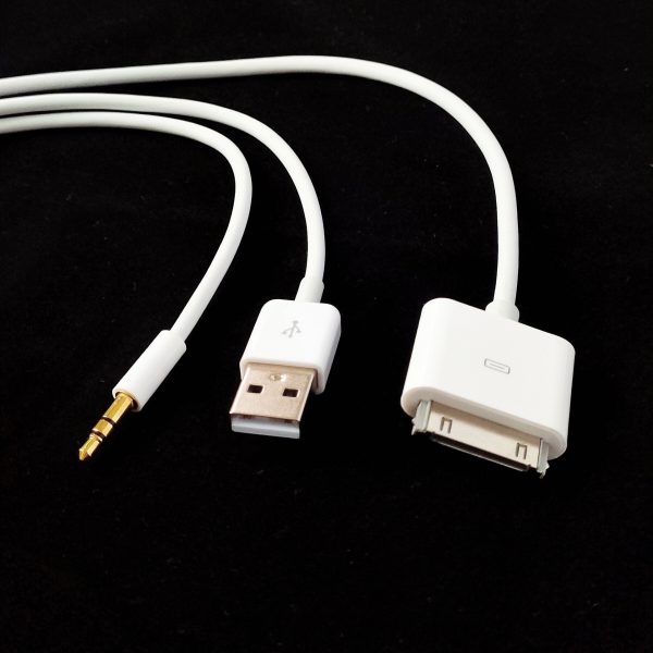 Suitable for iPhone 4S, iPod, AUX car audio cable, phone USB charging data cable, 1.5 meters - Image 6