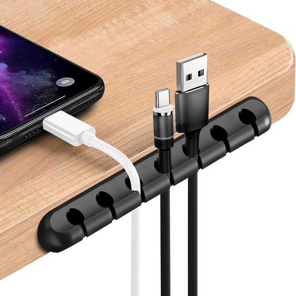 Creative silicone storage hub charging cable organize data cable holder mobile phone desktop cable organizer - Image 28