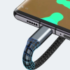 100W digital display light-emitting three in one fast charging one to three data cable suitable for Huawei Android Apple - Image 2