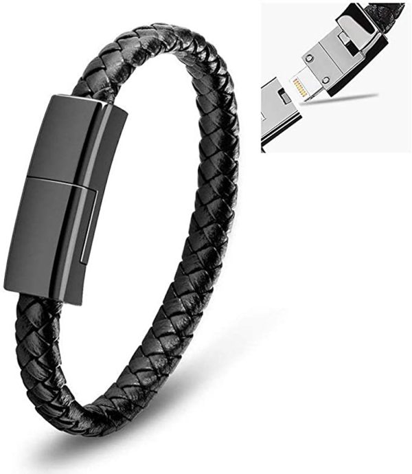 Bracelet style data cable suitable for Apple Android fast power bank short charging cable - Image 2